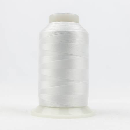 DecoBob Cottonized Polyester Thread - White - 2000M Spool - DB-104