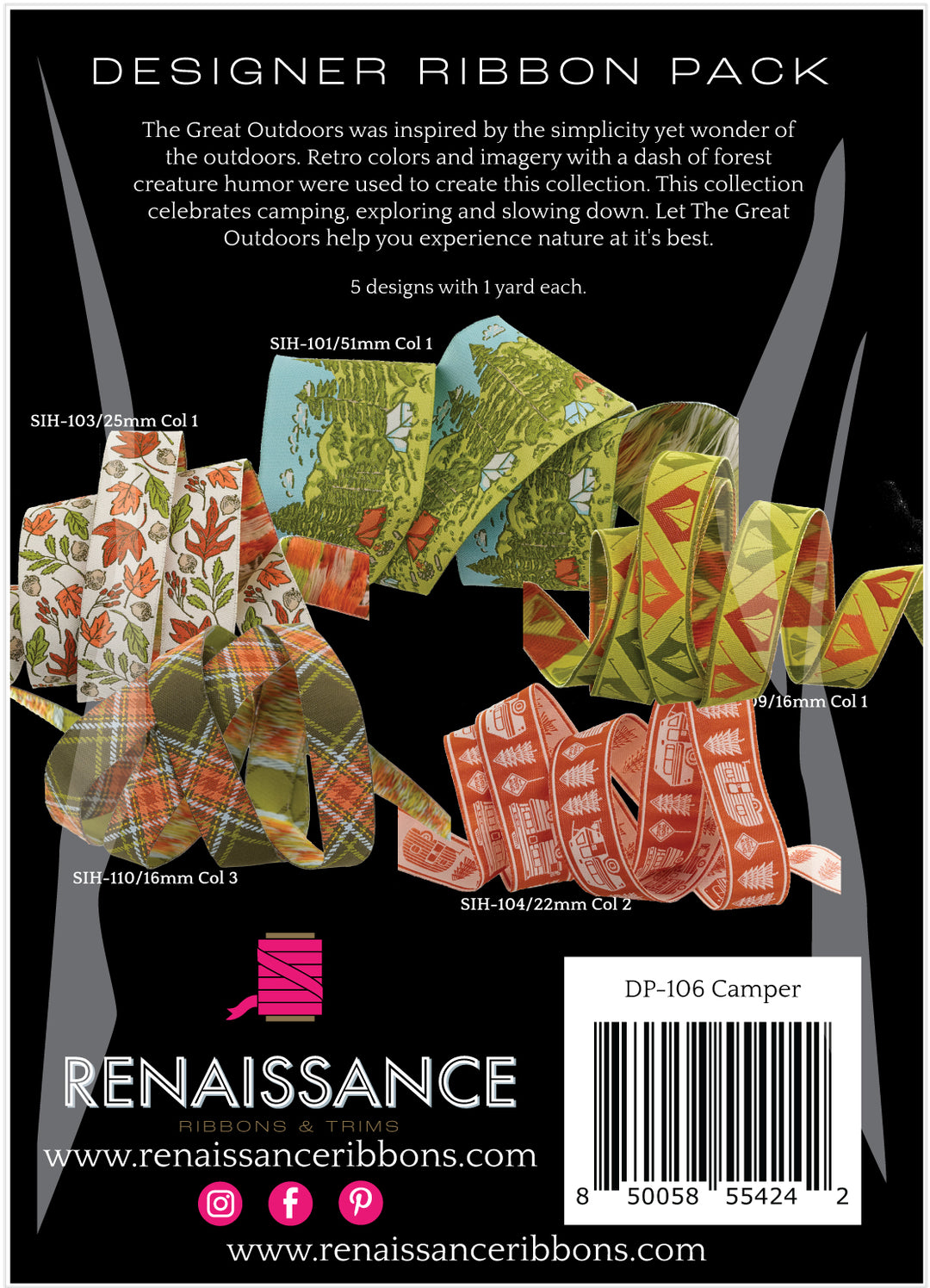 Renaissance Ribbons - The Great Outdoors - Camper - Designer Pack