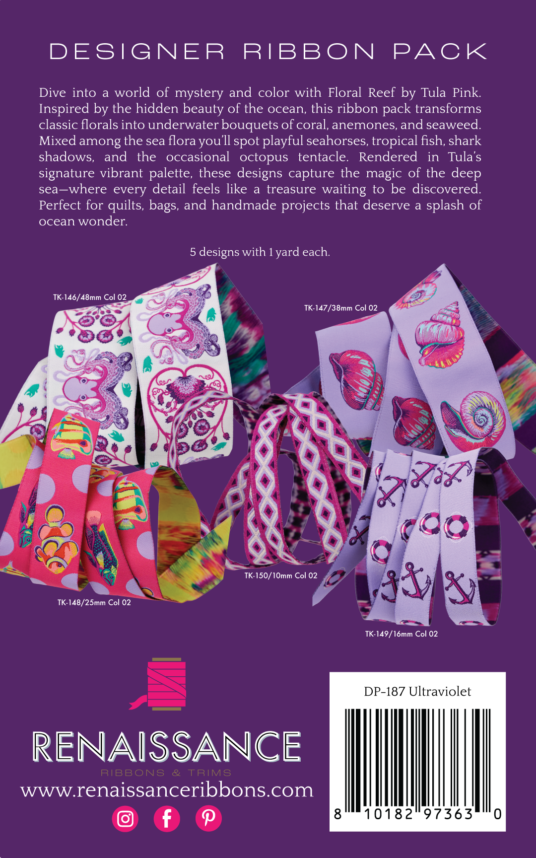 Floral Reef - Ultraviolet - Designer Pack (Preorder)