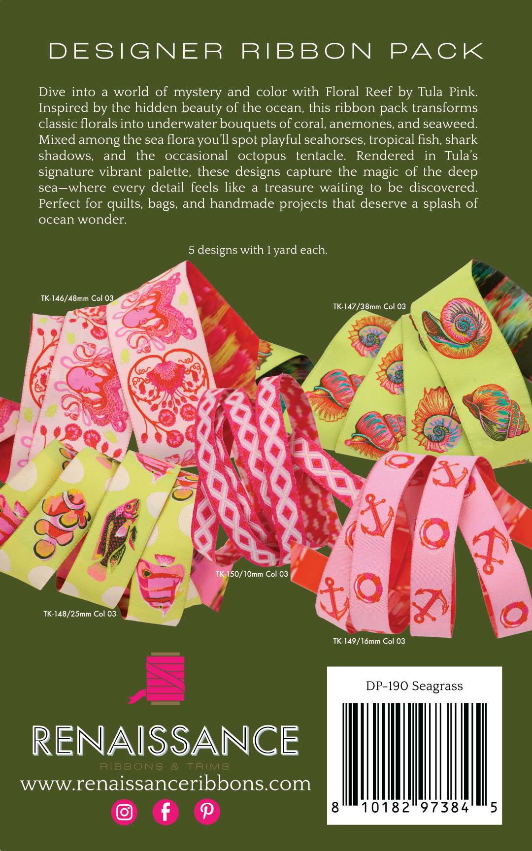 Floral Reef - Seagrass - Designer Pack (Preorder)