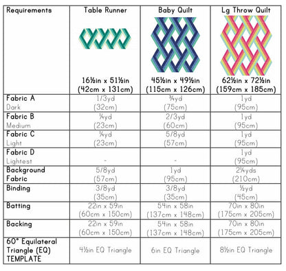 Tied With a Ribbon - Denim Pockets - Quilt Pattern - TR069