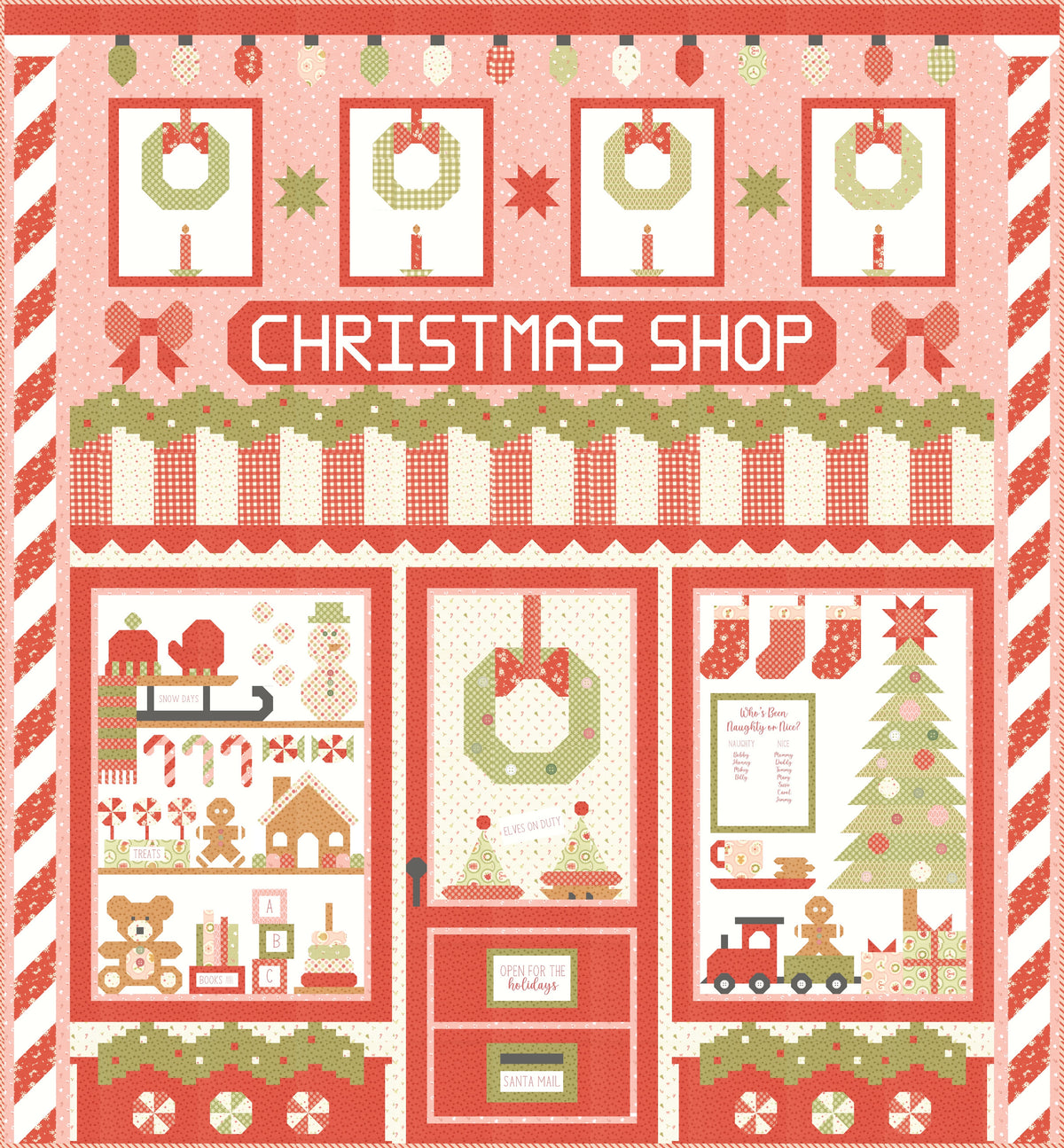 Christmas Shop BOM Quilt Kit (Preorder)