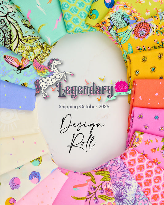 Legendary 2.5" Design Roll by Tula Pink, 40 pieces (Preorder)