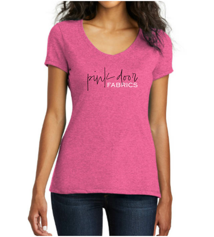 Pink Door Apparel - Women's V-Neck Tee