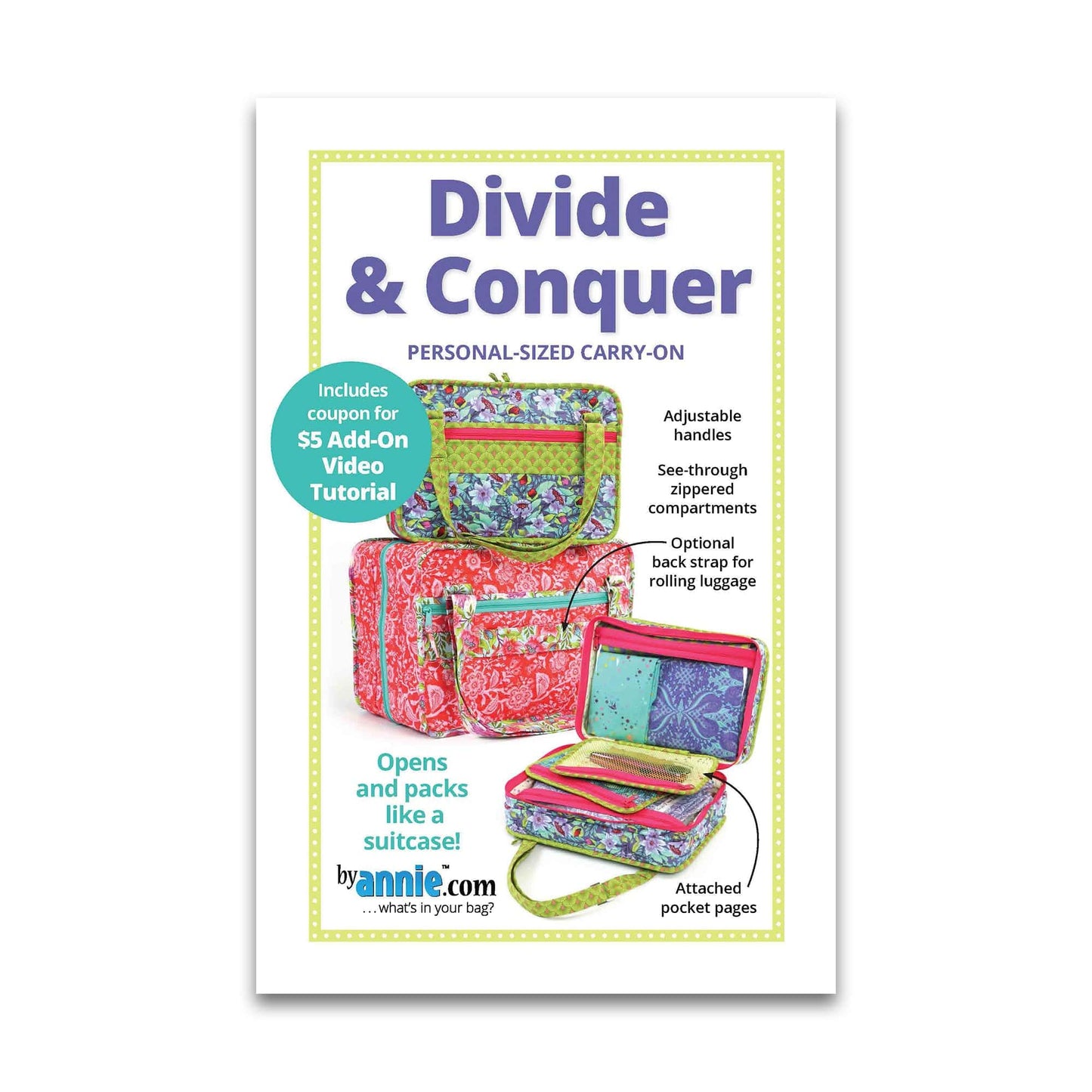 Divide and Conquer - Patterns by Annie - Paper Pattern - PBA276