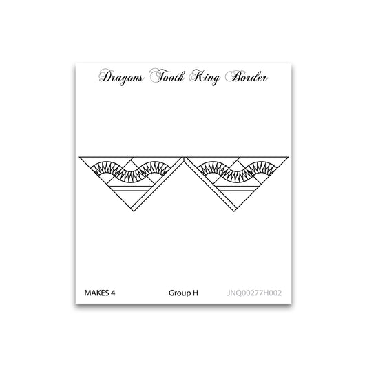 Dragons Tooth King Border - Quiltworx - JNQ00277H002