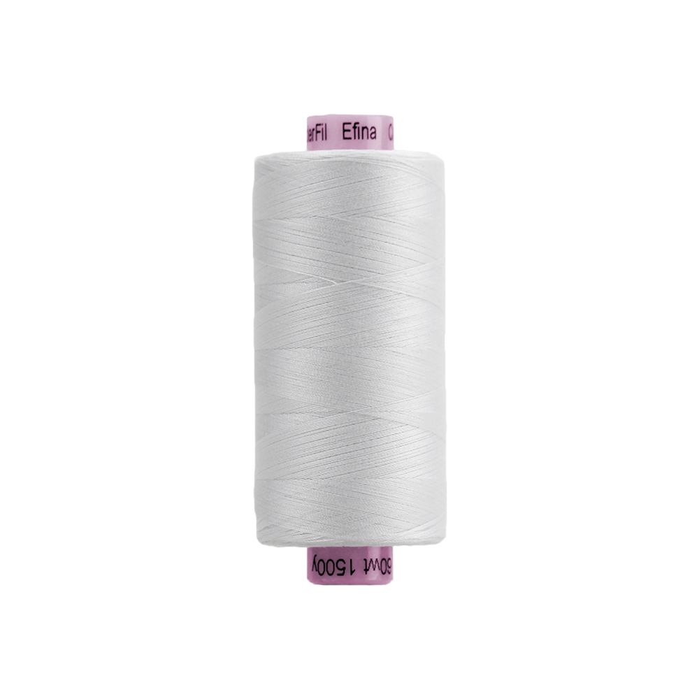 Wonderfil - Efina 60 wt. Thread - White - 1500yd Spool - EF-100