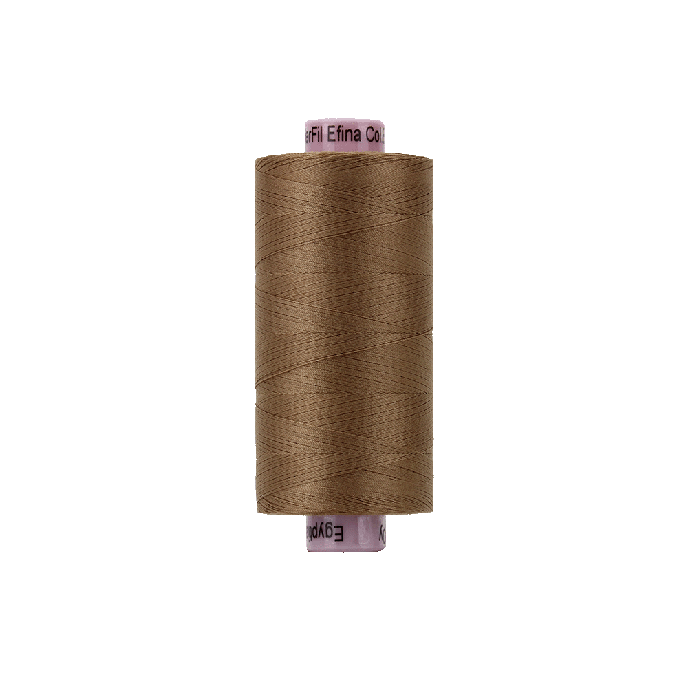 Wonderfil - Efina 60 wt. Thread - Warm Brown - 1500yd Spool - EF-105