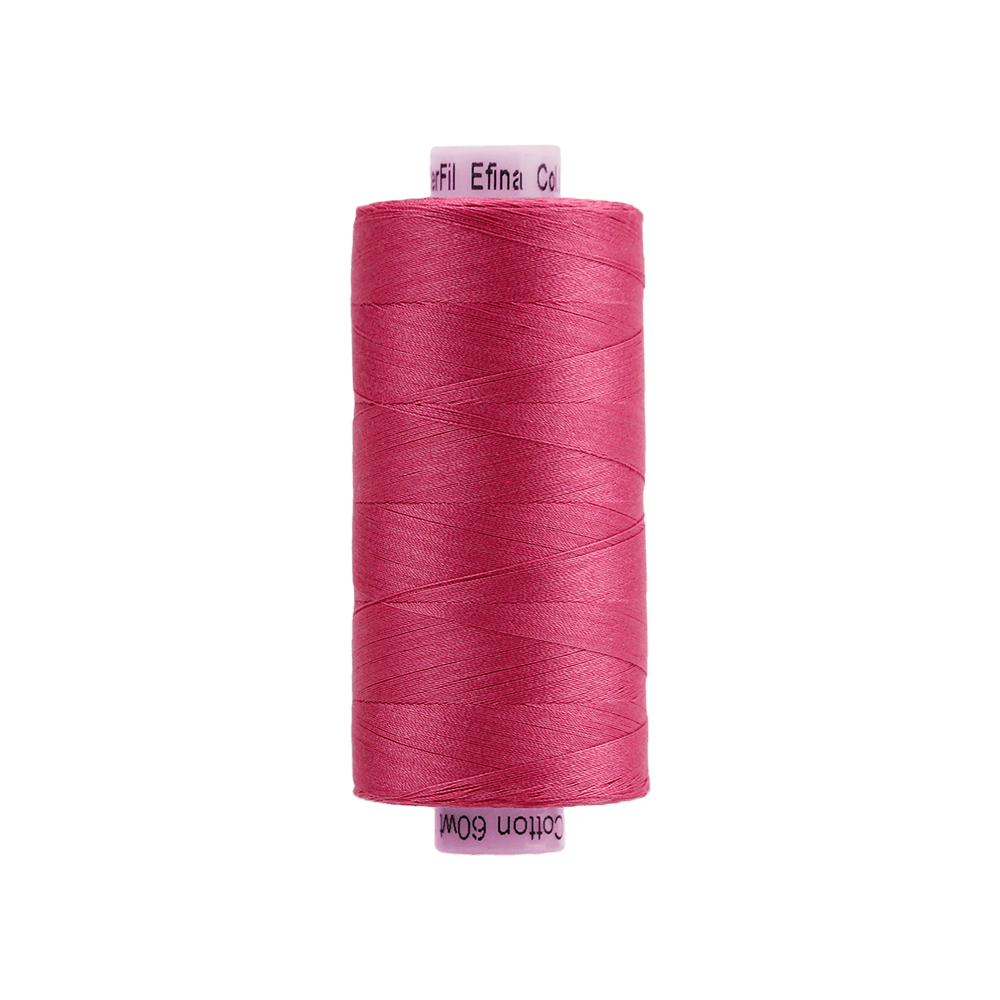 Wonderfil - Efina 60 wt. Thread - Raspberry - 1500yd Spool - EF-22