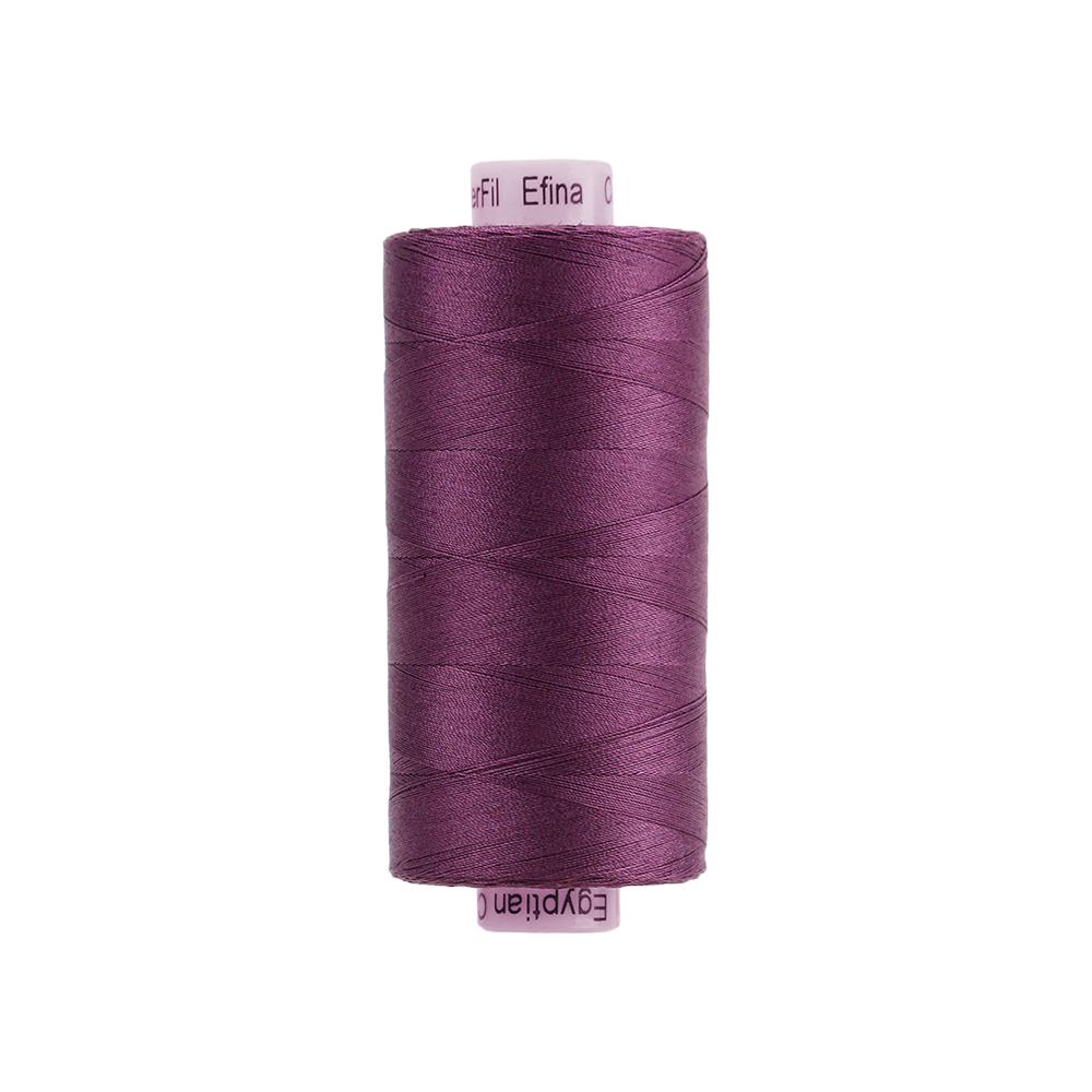 Wonderfil - Efina 60 wt. Thread - Plum - 1500yd Spool - EF-38