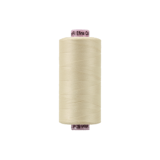 Wonderfil - Efina 60 wt. Thread - Egg Nog - 1500yd Spool - EF-91