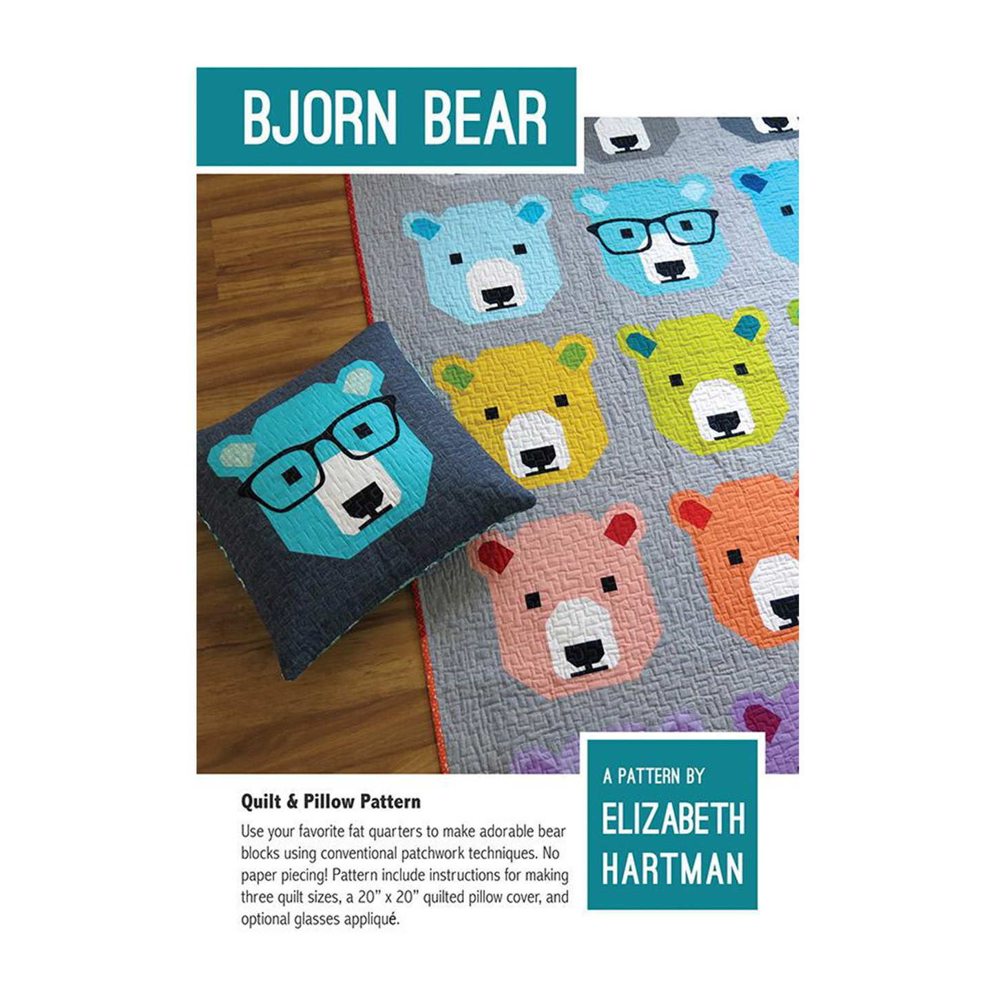 Bjorn Bear - Elizabeth Hartman - EH 028 - Printed Pattern (Preorder)