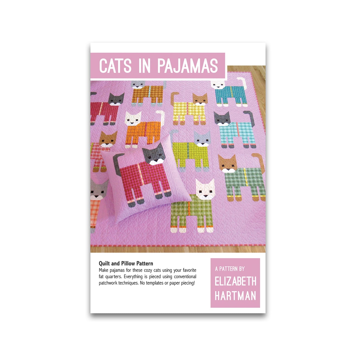 Cats in Pajamas Pattern by Patterns By Elizabeth Hartman (Preorder)
