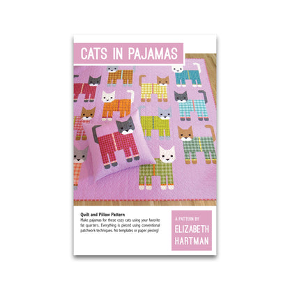 Cats in Pajamas Pattern by Patterns By Elizabeth Hartman (Preorder)