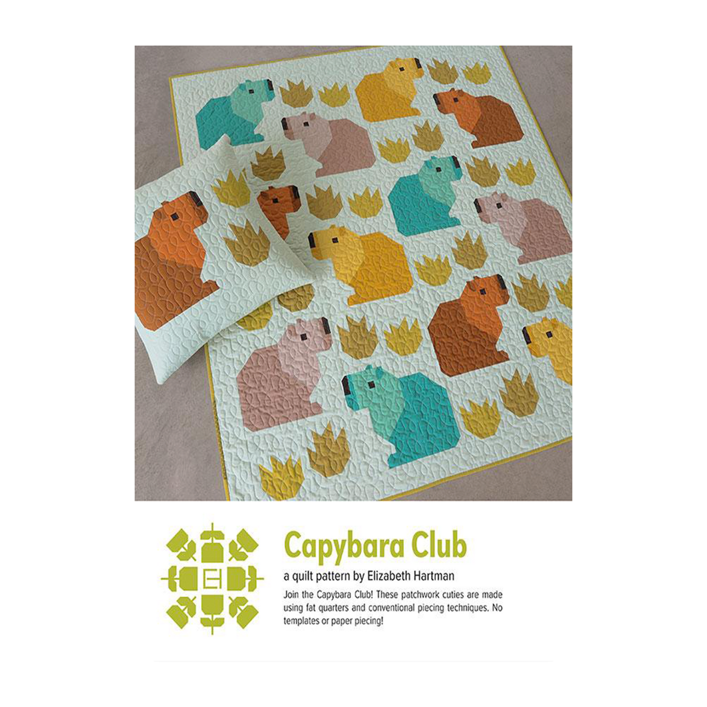 Capybara Club - Elizabeth Hartman - EH 084 - Printed Pattern (Preorder)