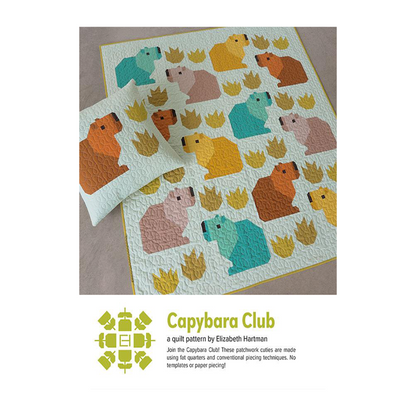 Capybara Club - Elizabeth Hartman - EH 084 - Printed Pattern (Preorder)