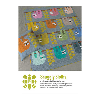 Snuggly Sloths - Elizabeth Hartman - EH 085 - Printed Pattern (Preorder)