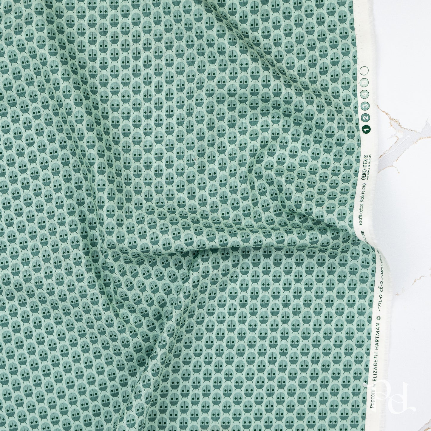 Popcorn Little Bugs in Mist - by Elizabeth Hartman for Moda (Preorder)