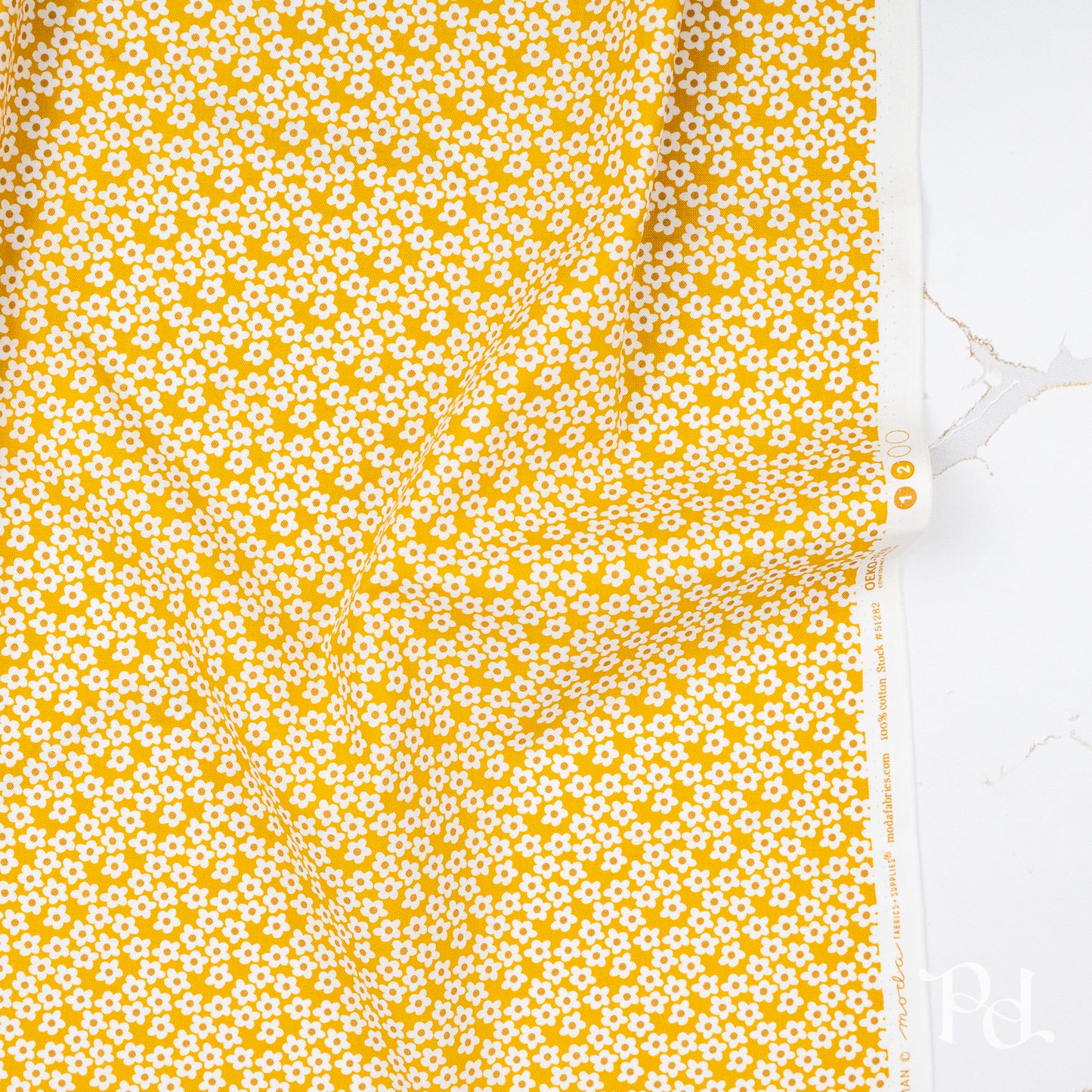 Popcorn Flowers in Orange - by Elizabeth Hartman for Moda (Preorder)