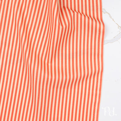 Popcorn Stripe in Coral - by Elizabeth Hartman for Moda (Preorder)