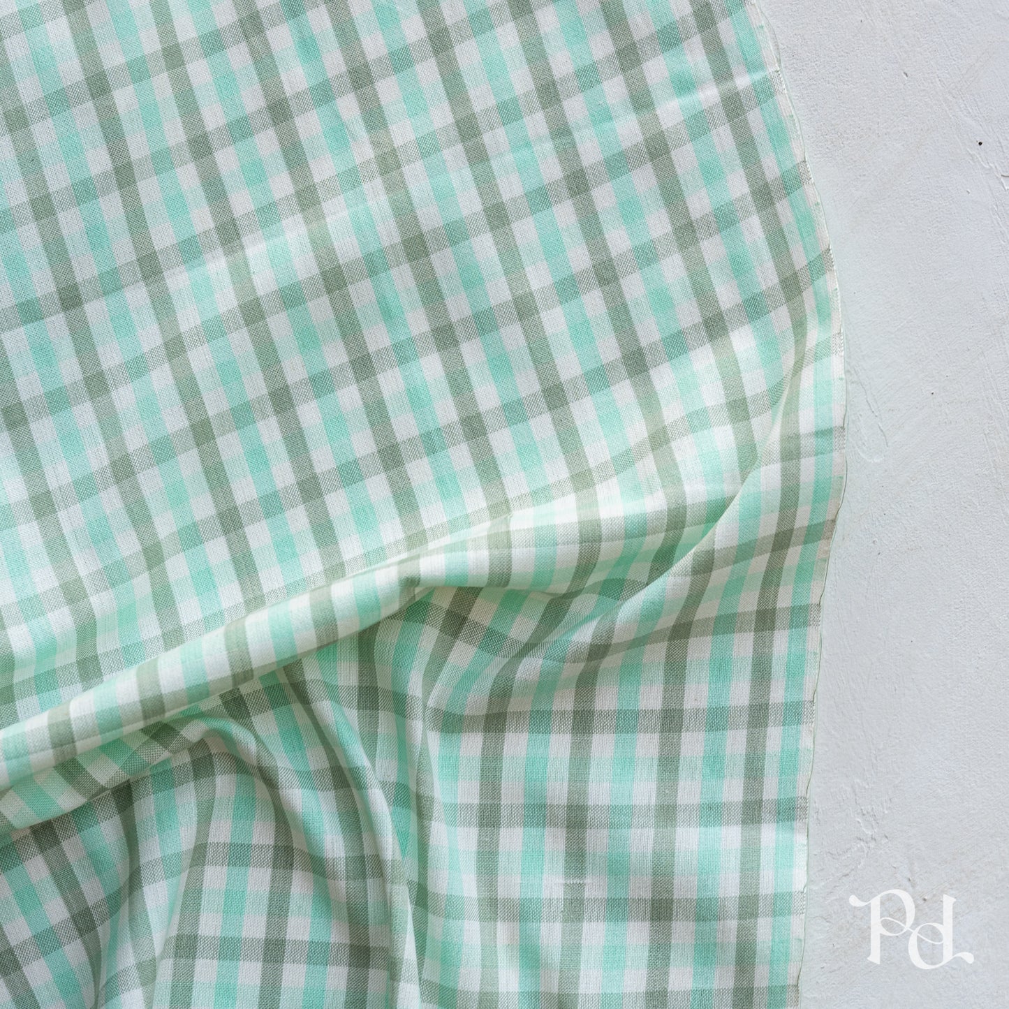Popcorn Wovens Checks and Plaids in Aqua - by Elizabeth Hartman for Moda (Preorder)