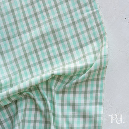 Popcorn Wovens Checks and Plaids in Aqua - by Elizabeth Hartman for Moda (Preorder)