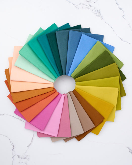 Bella Solids 2025 Fat Quarter Bundle (25 Pieces)