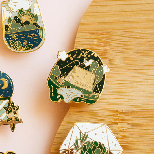 Campsite Enamel Pin - Occasionalish