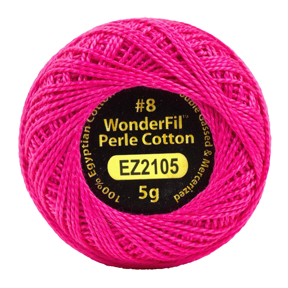 Strawberry - 8 wt Perle Cotton Eleganza by Alison Glass