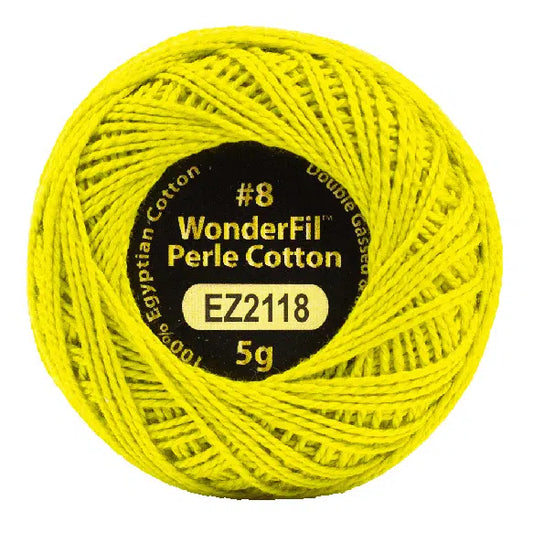 Sulfur - 8 wt Perle Cotton Eleganza by Alison Glass