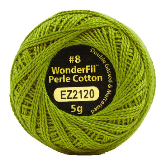 Olive - 8 wt Perle Cotton Eleganza by Alison Glass