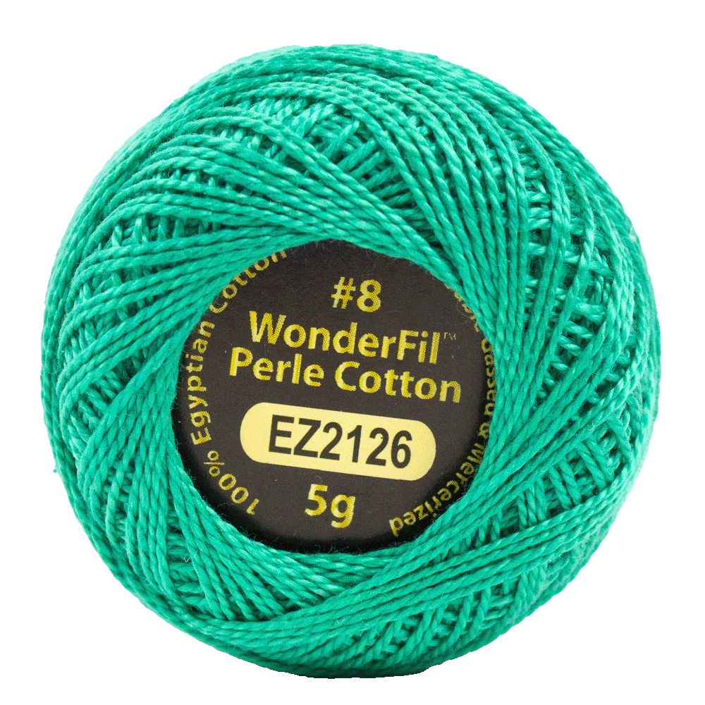 Jade - 8 wt Perle Cotton Eleganza by Alison Glass