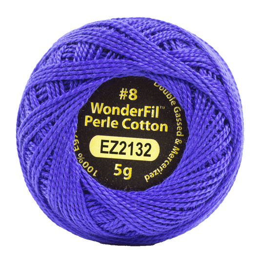 Colbalt - 8 wt Perle Cotton Eleganza by Alison Glass