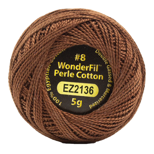 Pecan - 8 wt Perle Cotton Eleganza by Alison Glass
