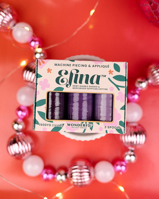 Wonderfil - Efina 3 Spool Set - Royal