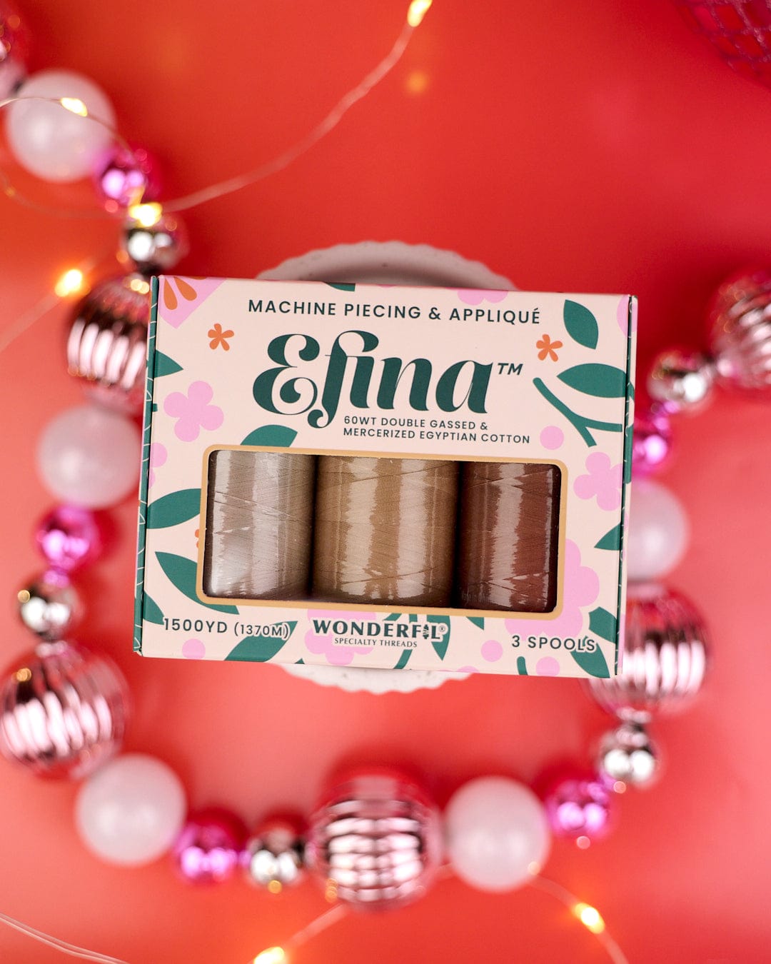 Wonderfil - Efina 3 Spool Set - Sandstone