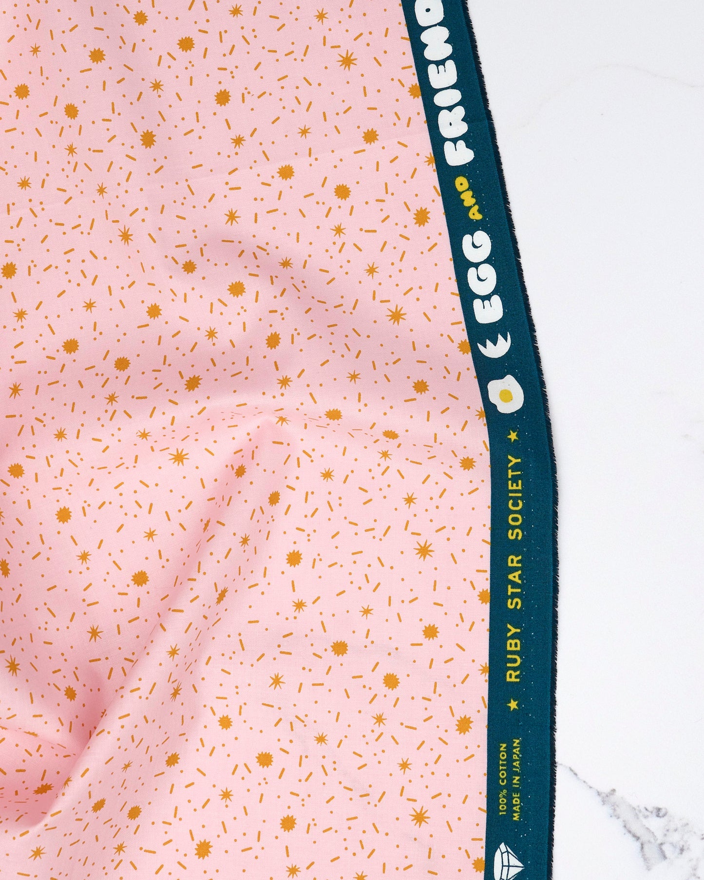 Sugar Rush in Candy Pink - Egg and Friends by Kimberly Kight - Half Yard