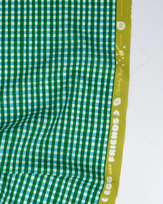 Tablecloth in Verdant - Egg and Friends by Kimberly Kight - Half Yard Fabric (Preorder)