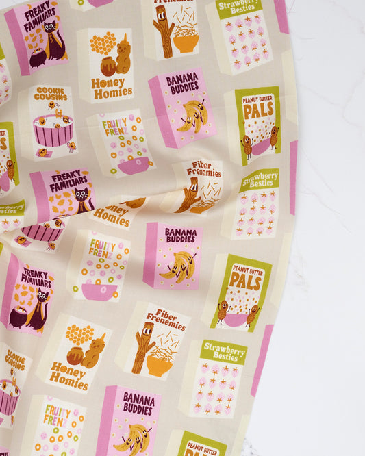 Part Of This Complete Breakfast in Sandbox - Egg and Friends by Kimberly Kight - Half Yard Fabric (Preorder)