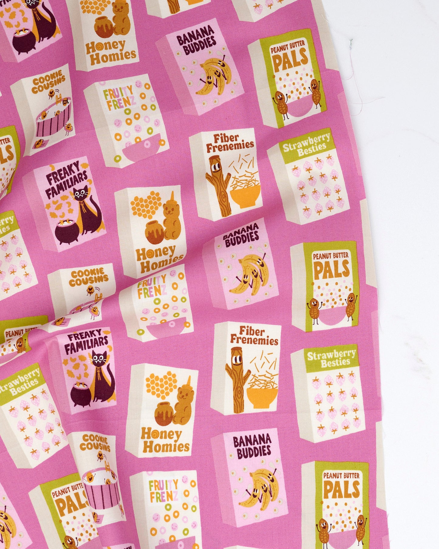 Part Of This Complete Breakfast in Heliotrope - Egg and Friends by Kimberly Kight - Half Yard