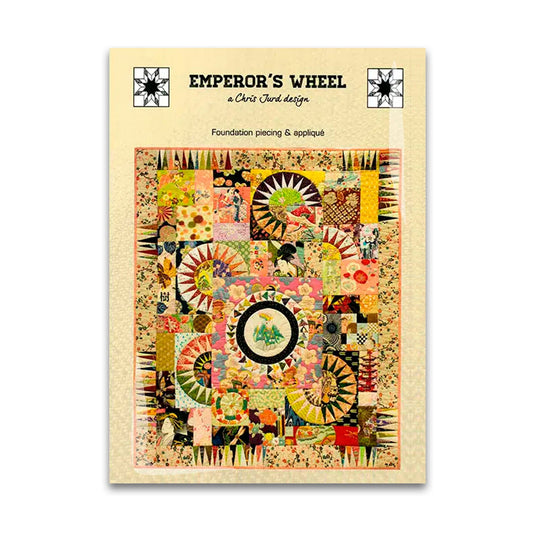 Chris Jurd Designs - Emperor's Wheel Quilt Pattern - CJ003 (Preorder)