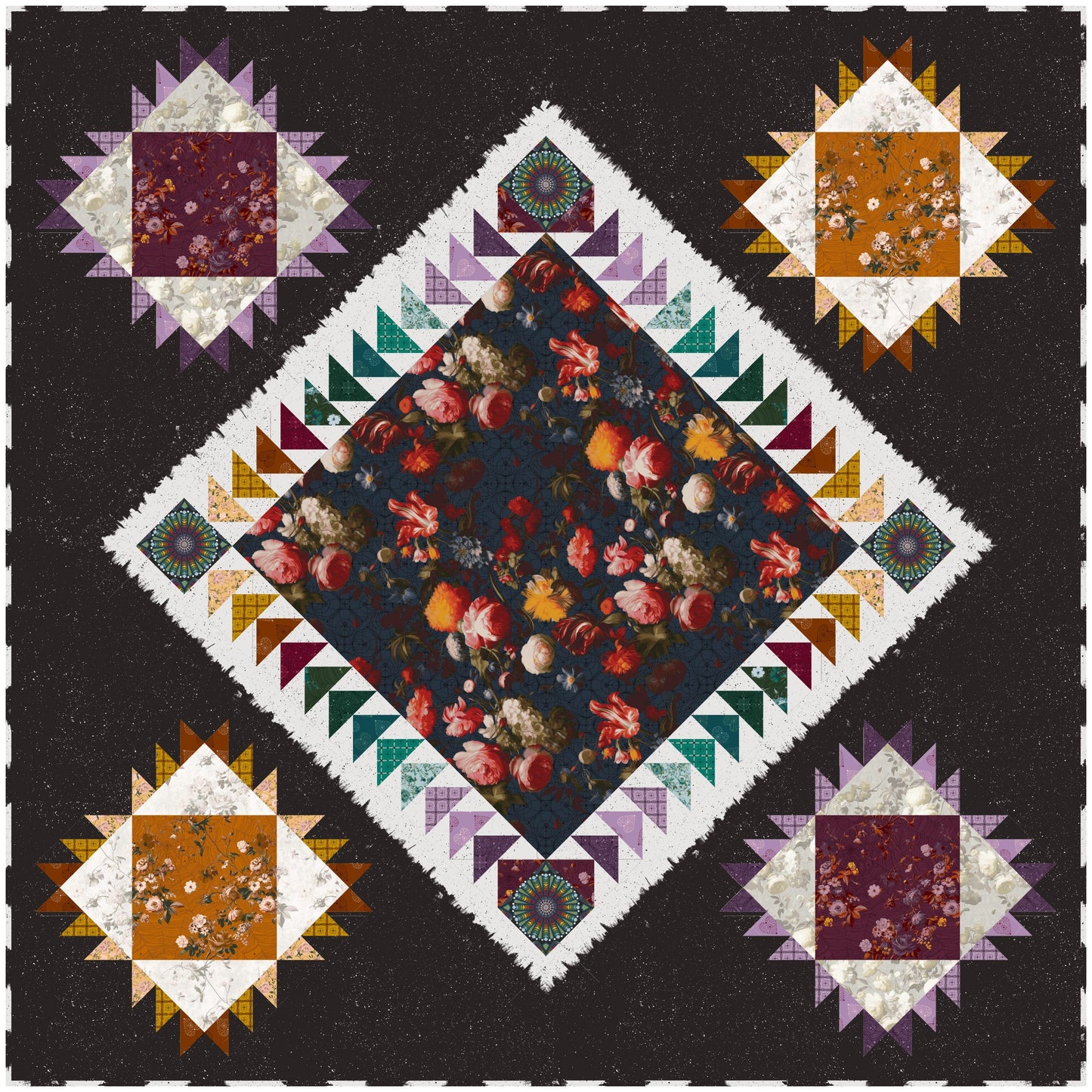 Enrapture Quilt Kit {Dark} - Enrapture by Giucy Giuce (Preorder)