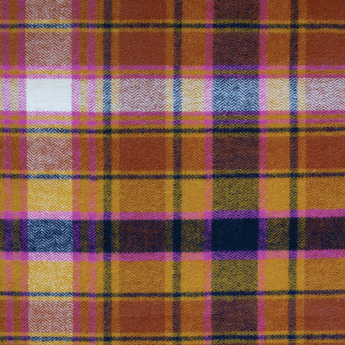 Chevron Plaid Toffee - Highlands Flannel - AGF Studio - Half Yard