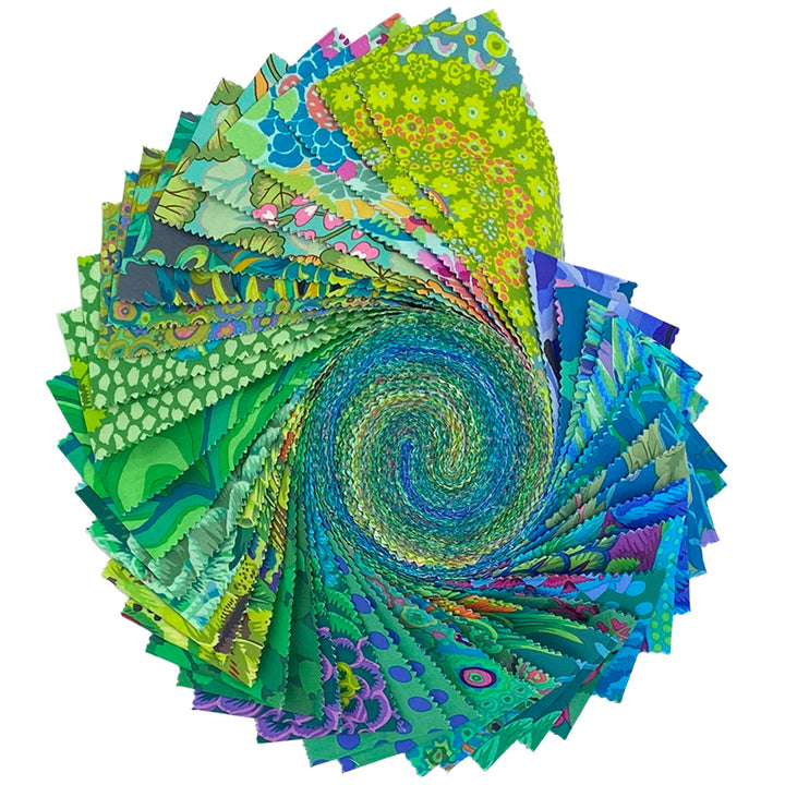 Kaffe Classics Plus (Tidal) - 2.5-Inch Design Roll, 40 pieces - by Kaffe Fassett Collective