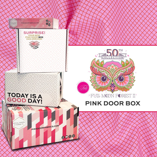 Pink Door Box Full Moon Forest II
