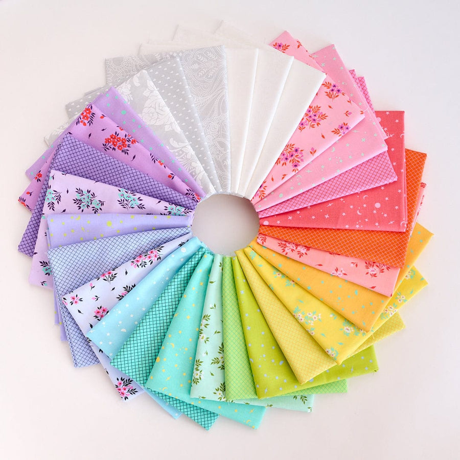 True Colors 2025 Fat Quarter Bundle, 28 Pieces - by Tula Pink