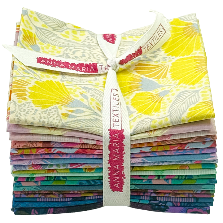 Mosaic Menagerie Fat Quarter Bundle by Anna Maria, 18 pieces (Preorder)