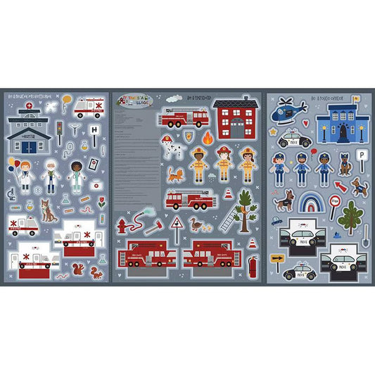 It Takes a Village - It Takes a Village Felt Panel - Jennifer Long - FT15467-PANEL