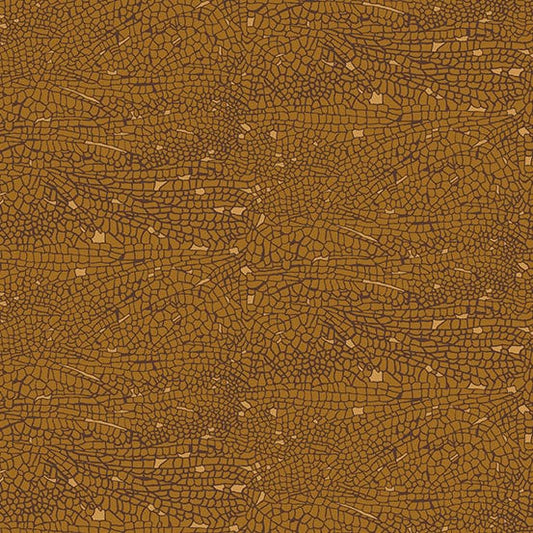 Cotton quilting fabric pattern called 'Devil's Arrow in Aeshnidae'. Part of the 'Fabrics from the Basement' fabric collection. Designed by Giucy Giuce for fabric company Andover Fabrics. SKU: A-458-N. 44-45 inch width.