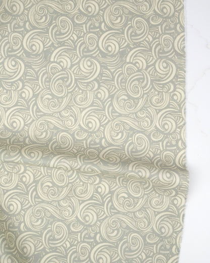 Smoke in Oyster - Fireglow by Sarah Watts - Half Yard Fabric (Preorder)